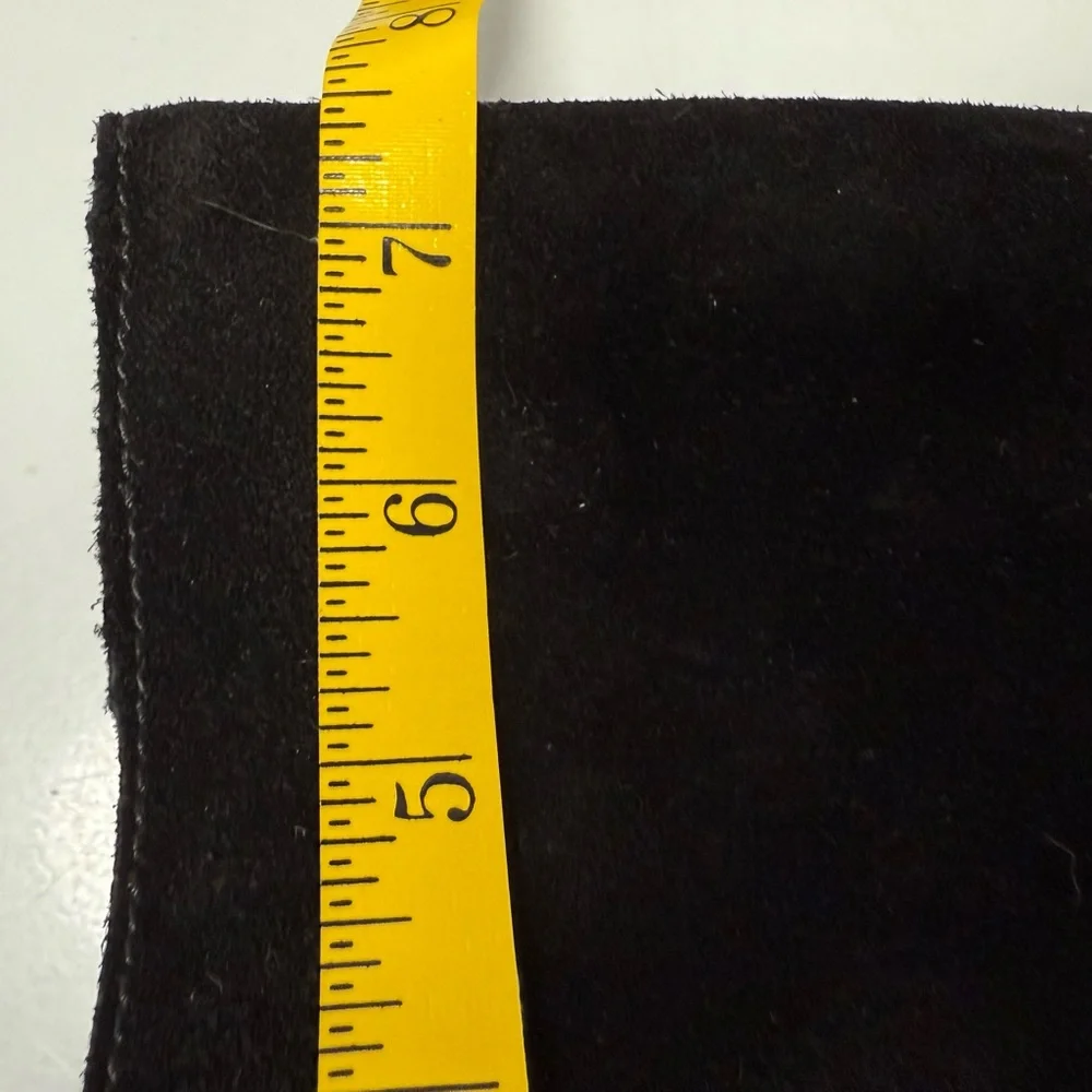 Lucky Brand Black Suede Tall Heeled Boots